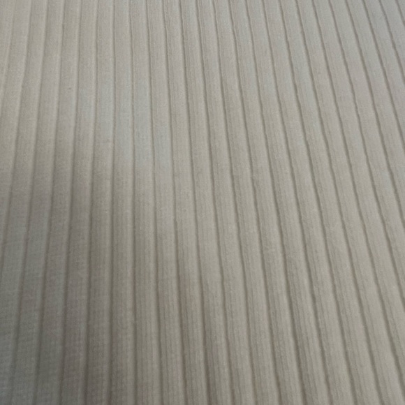 Zara ribbed pants leggings NWT cream w/ beige stripe down outseams 13/14 junior - Picture 3 of 12